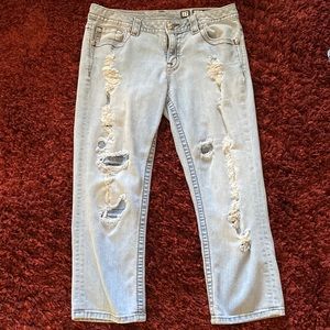 Miss me boyfriend capri jeans